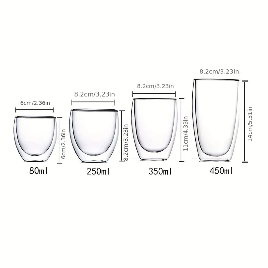 Tetera con infusor transparente: vidrio de doble pared para una preparación perfecta del té