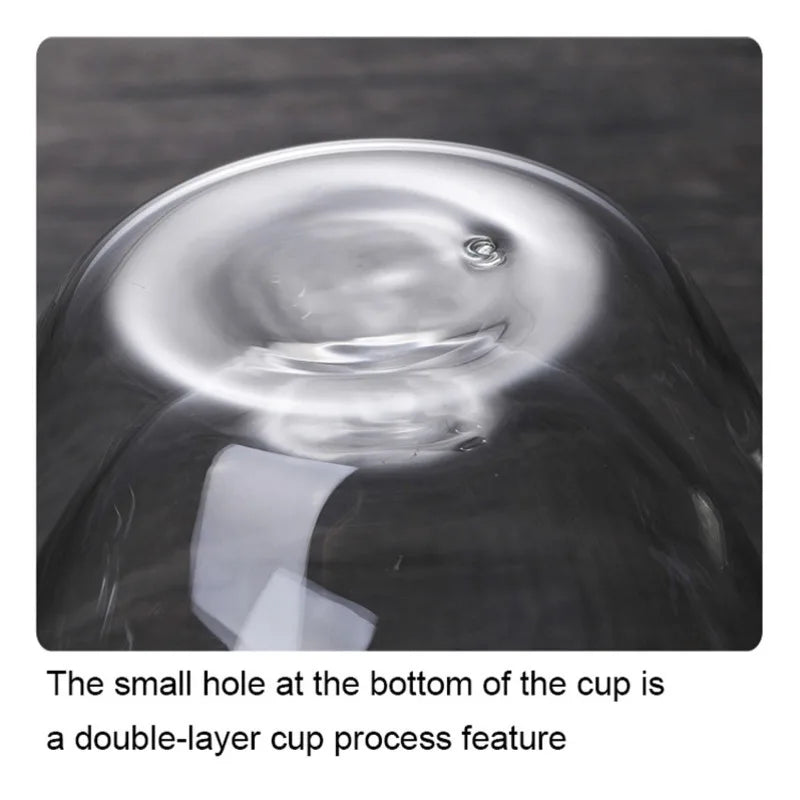 Tetera con infusor transparente: vidrio de doble pared para una preparación perfecta del té