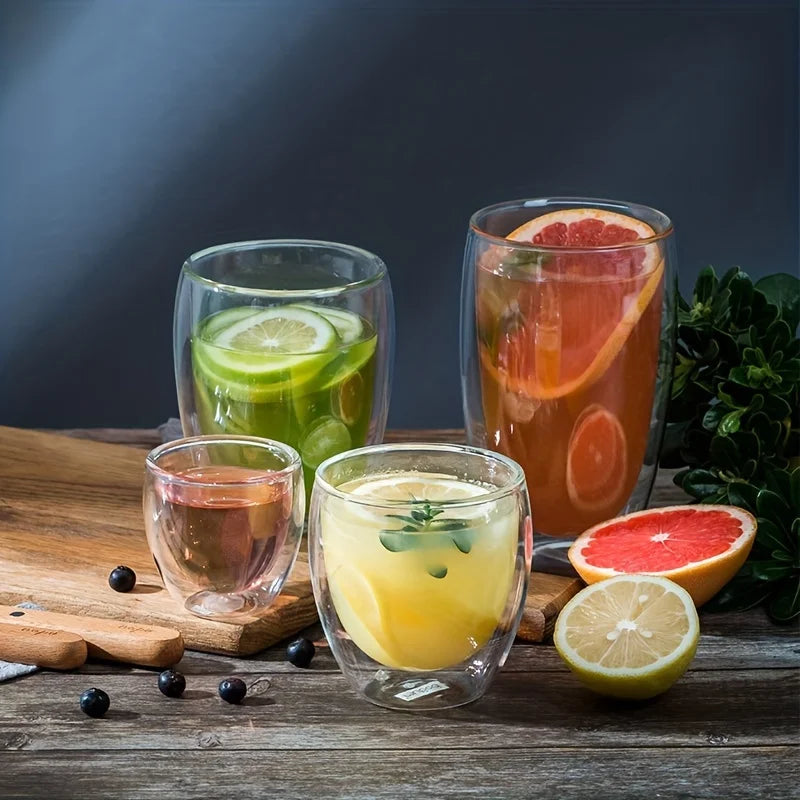 Tetera con infusor transparente: vidrio de doble pared para una preparación perfecta del té