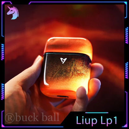 Liup Lp1 Bluetooth Wireless Earphone Luminous Quicksand Earbuds Active Noise Reduction Headphones Custom Low Latency Earphones