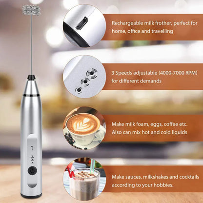 FoamCraft Express – The Ultimate Wireless Milk Frother for Coffee Aficionados