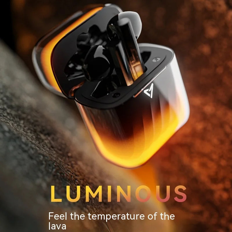 Liup Lp1 Bluetooth Wireless Earphone Luminous Quicksand Earbuds Active Noise Reduction Headphones Custom Low Latency Earphones